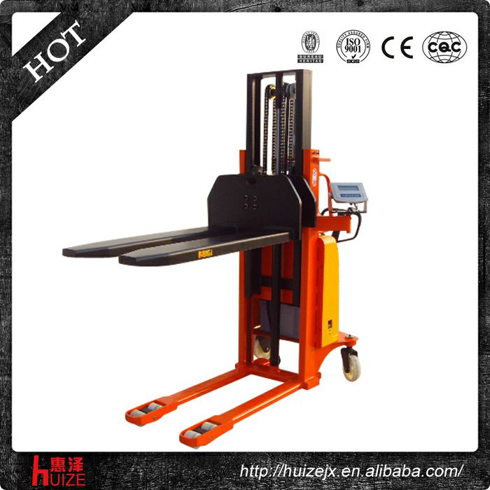 稱(chēng)重半電動(dòng)堆高車(chē) 稱(chēng)重半電動(dòng)堆高車(chē)