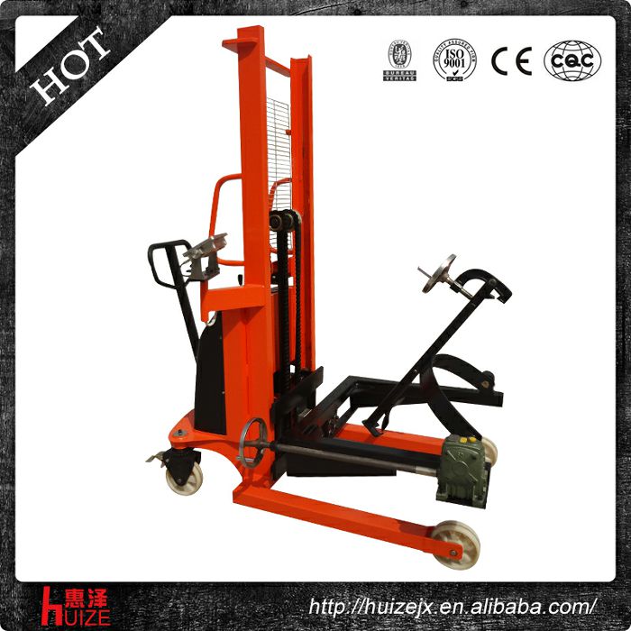 半電動(dòng)稱重油桶車（夾鐵桶，手搖翻轉(zhuǎn)）